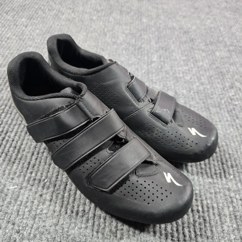 Specialized Torch 1.0 Cycling Shoes Mens 9.5 EU 43‎ Black 3-Bolt Road